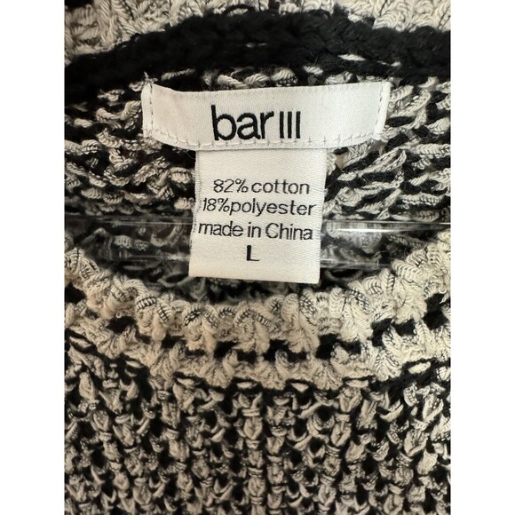 Luxury Knot Dress Black White Fringe Sweater Midi Classic Stretch‎ Large CoCo - Picture 3 of 4